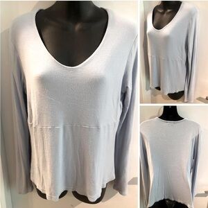 10/$20 MOSSIMO L baby blue vintage top
